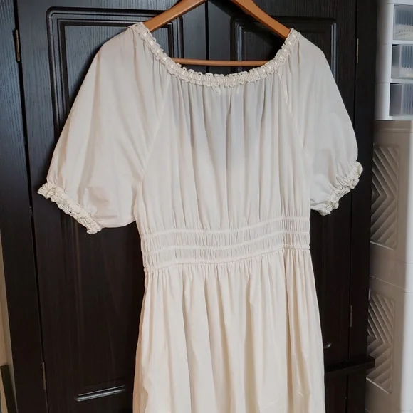NWOT Christy Dawn Brynne Dress In "Pearl", Size L - Picture 8 of 9